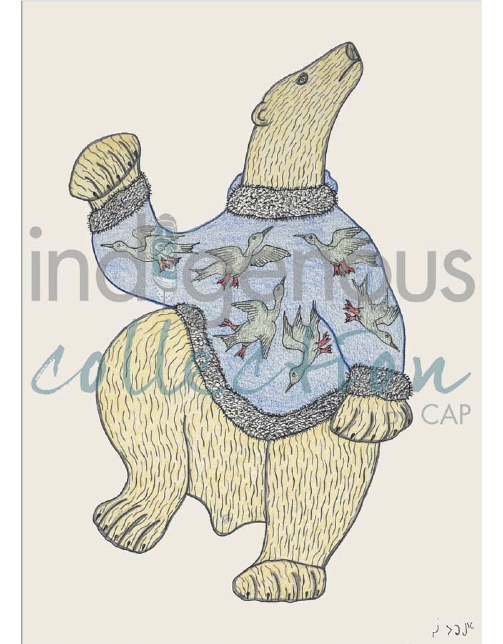 Nanook Attigilik by Pootoogook Cee Framed