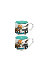 Ceramic Espresso Mugs (All My Relatives) - Set of 2 (CESMUGS26)
