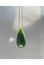 Pendentif Poire Large Jade - 0531-2