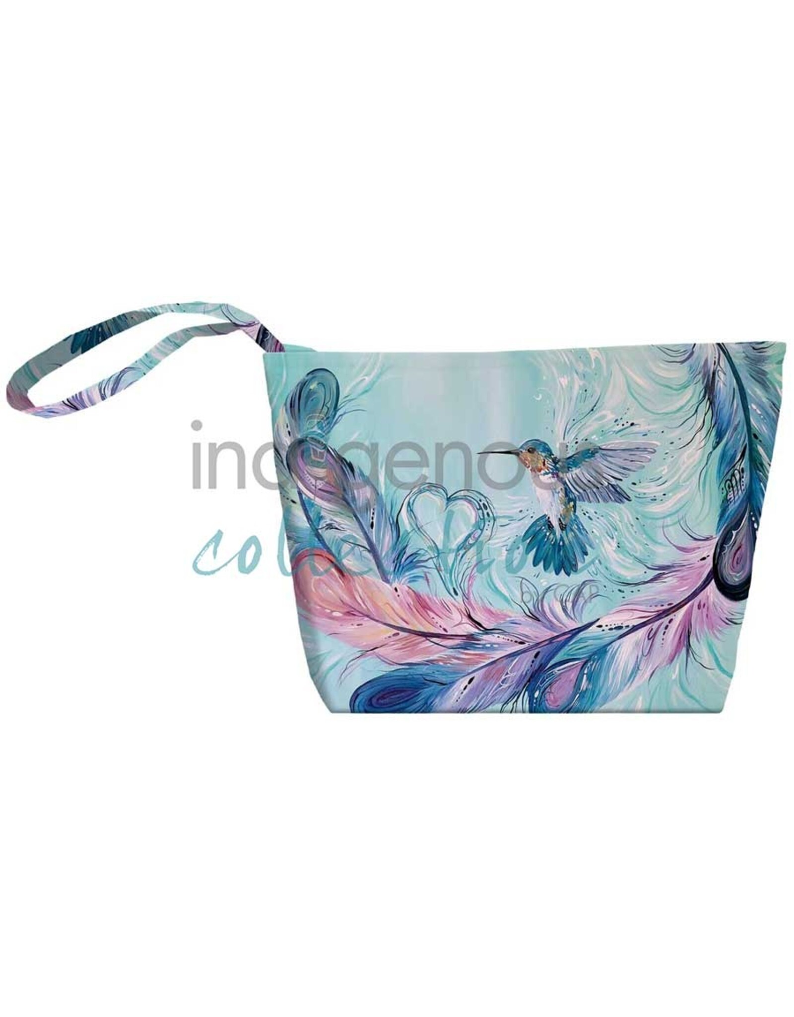 Hummingbird Feathers by Carla Joseph Small Tote - POD2594SMALLTOTE