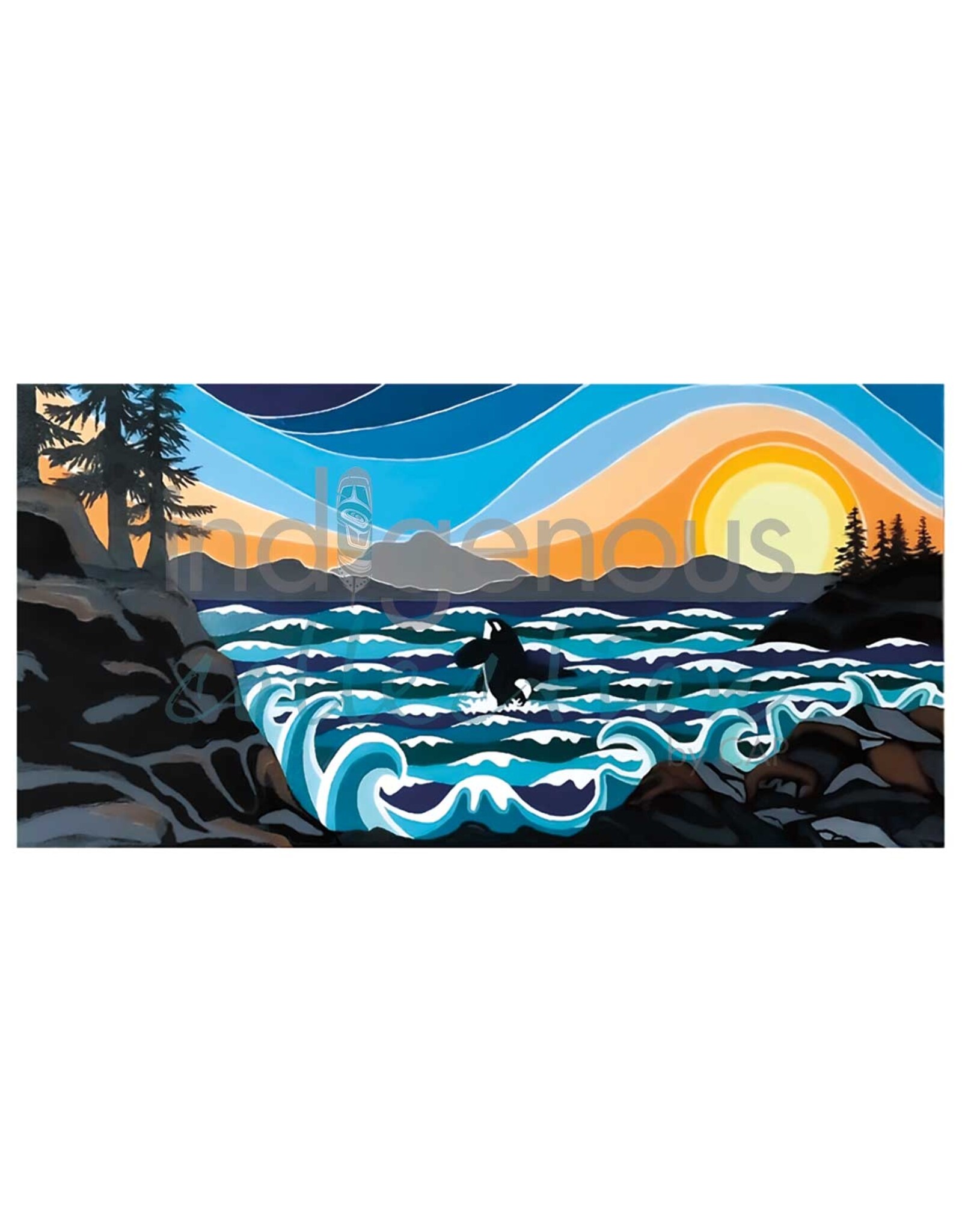 A Lucky Glimpse by Shelley Davies Matted