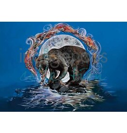 Grizzled Salmon by Carla Joseph Matted