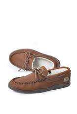 Wool Lined Moose Hide Moccasin