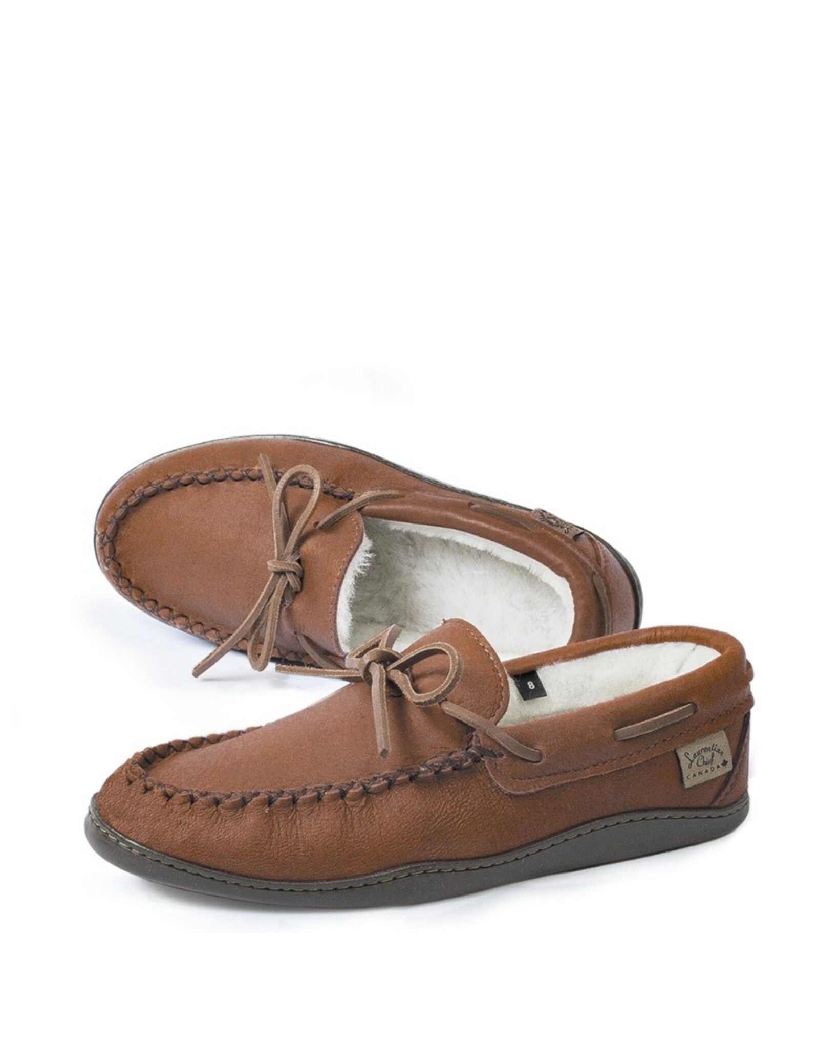 Wool Lined Moose Hide Moccasin