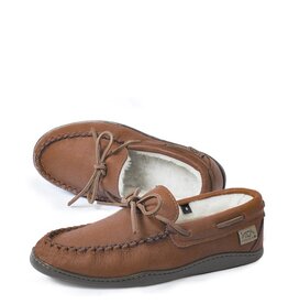 Wool Lined Moose Hide Moccasin