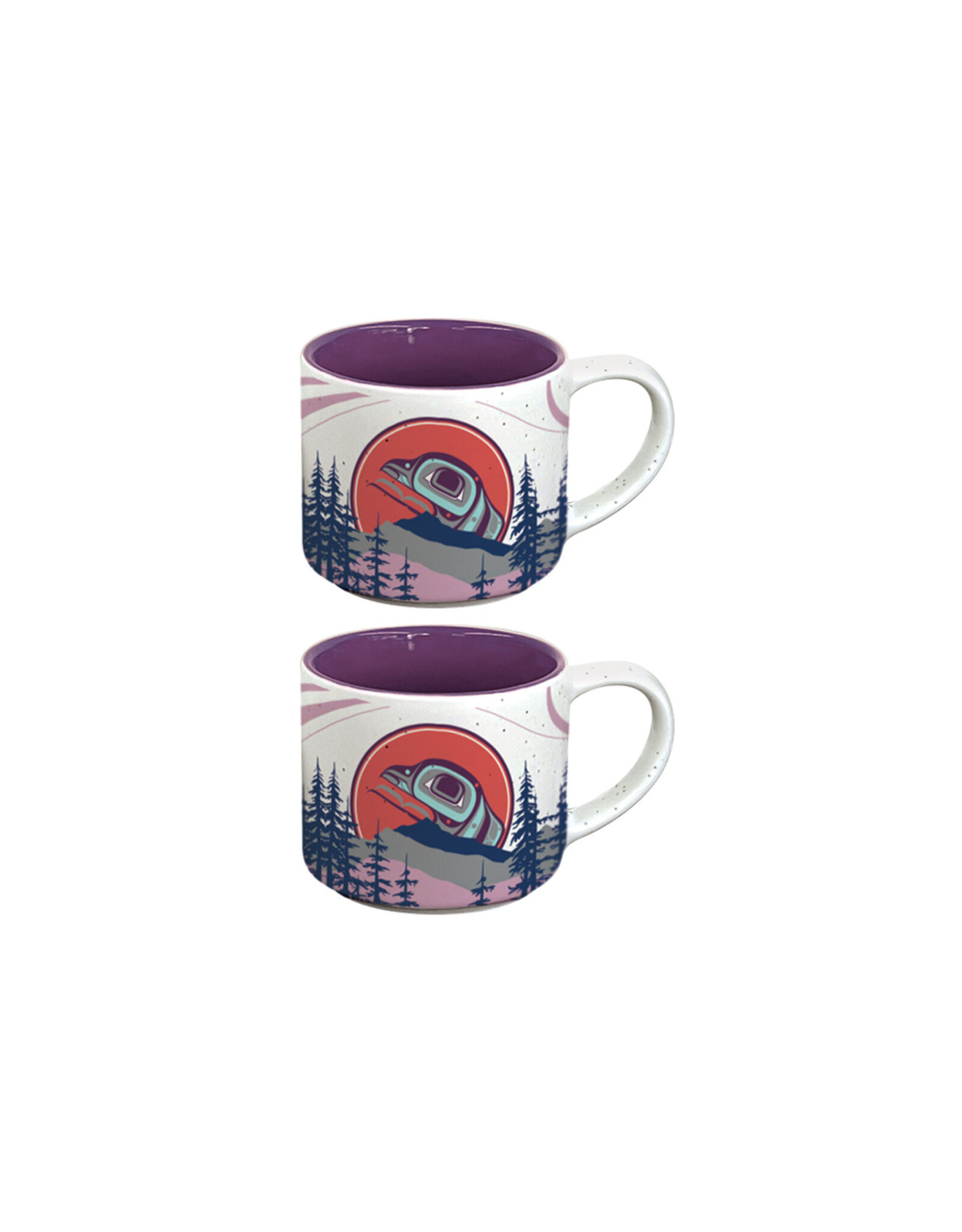Ceramic Espresso Mugs (The Light Keeper) - sets of 2 (CESMUGS25)