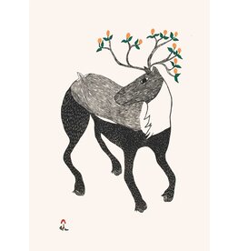 Caribou In Bloom par Ningiukulu Teevee Passe-Partout