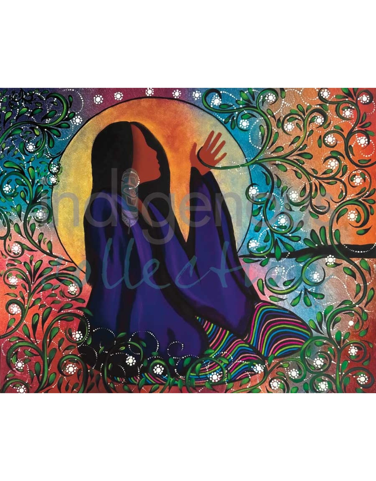 Planting Seeds by Betty Albert Matted
