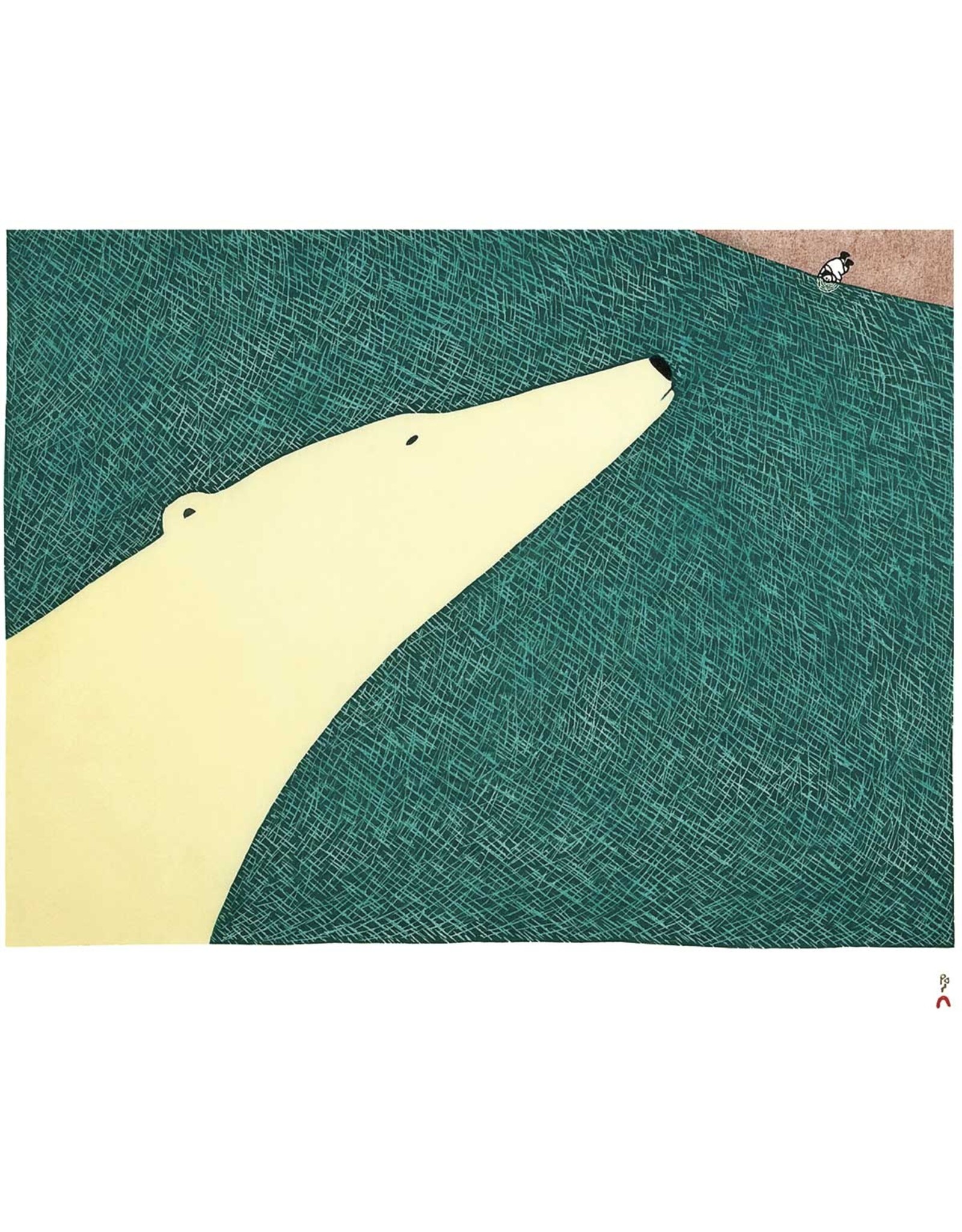 Kiviuq Nanuqlu by Ningneokuluk Teevee Matted