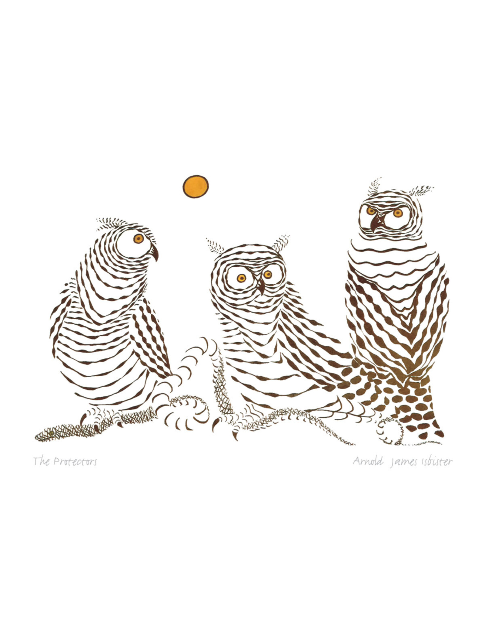The Protectors by Arnold James Isbister Matted