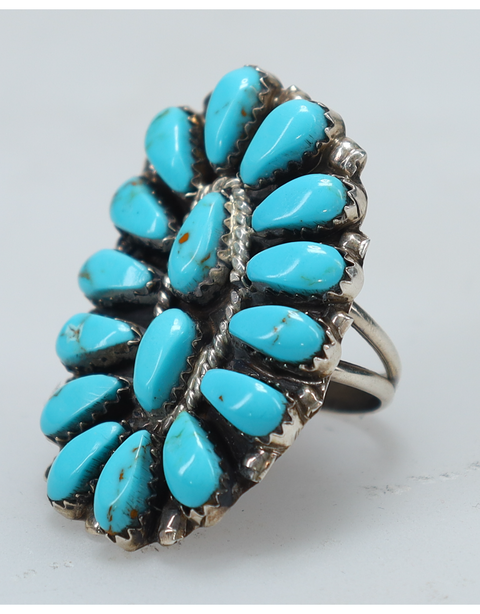 Bague en Turquoise Navajo taille 8  - LTNR5