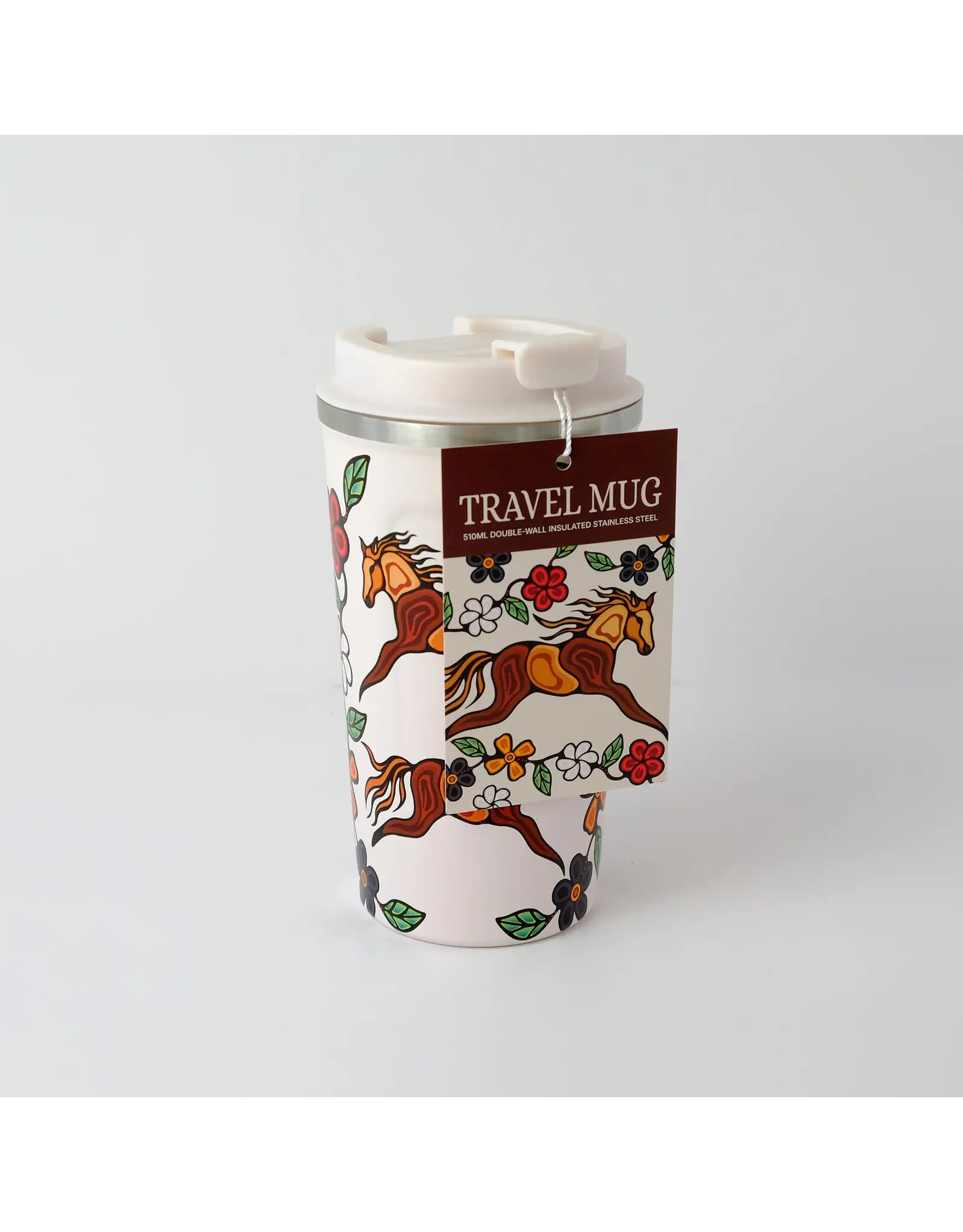 Tasse de Voyage "Horses" par Storm Angeconeb (TRMU2)