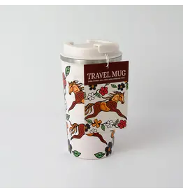 Travel Mug "Horses" by Storm Angeconeb