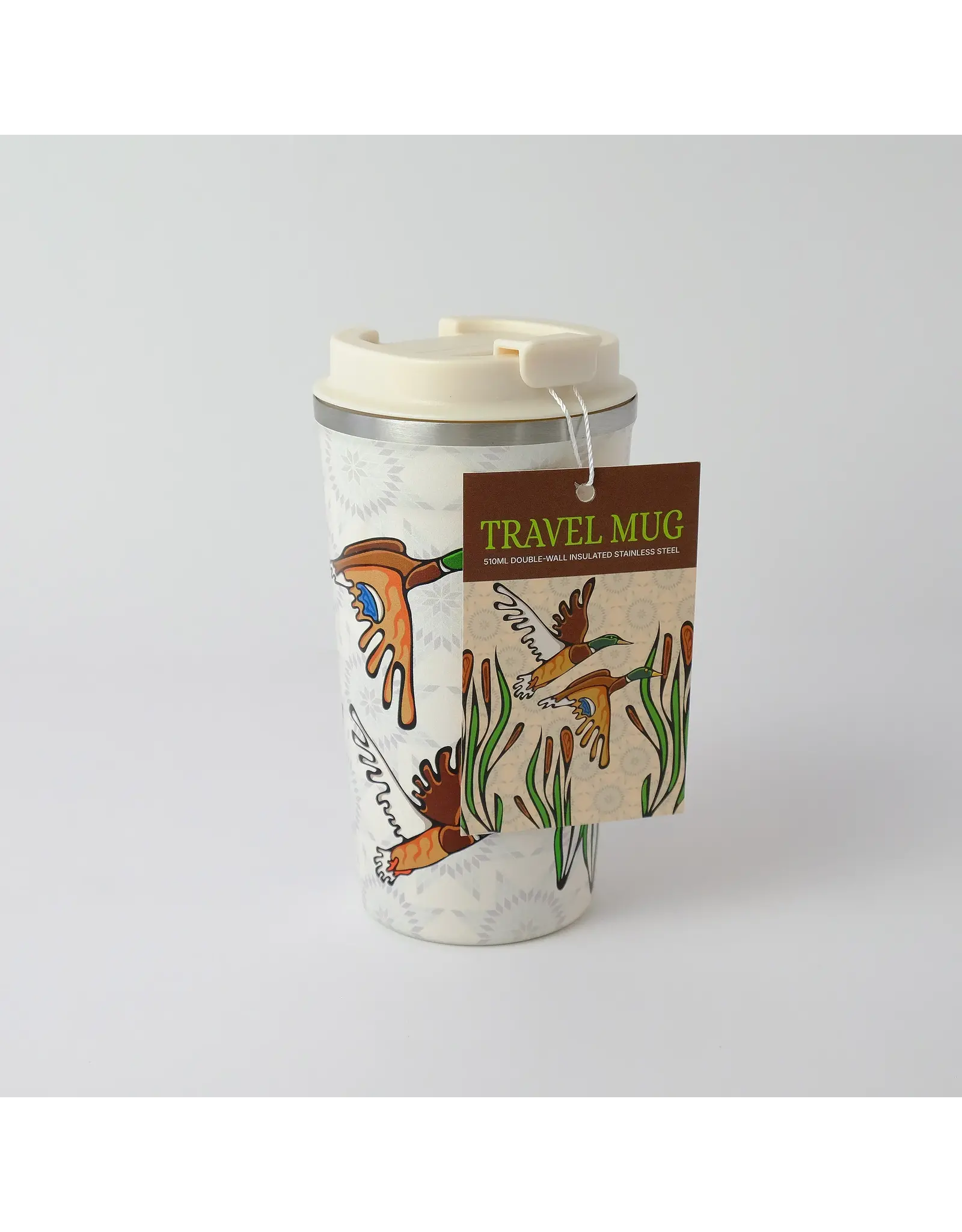 Travel Mug "Mallards" by Storm Angeconeb (TRMU4)