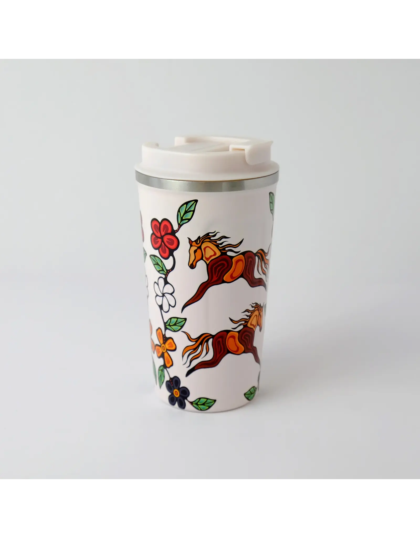Tasse de Voyage "Horses" par Storm Angeconeb (TRMU2)