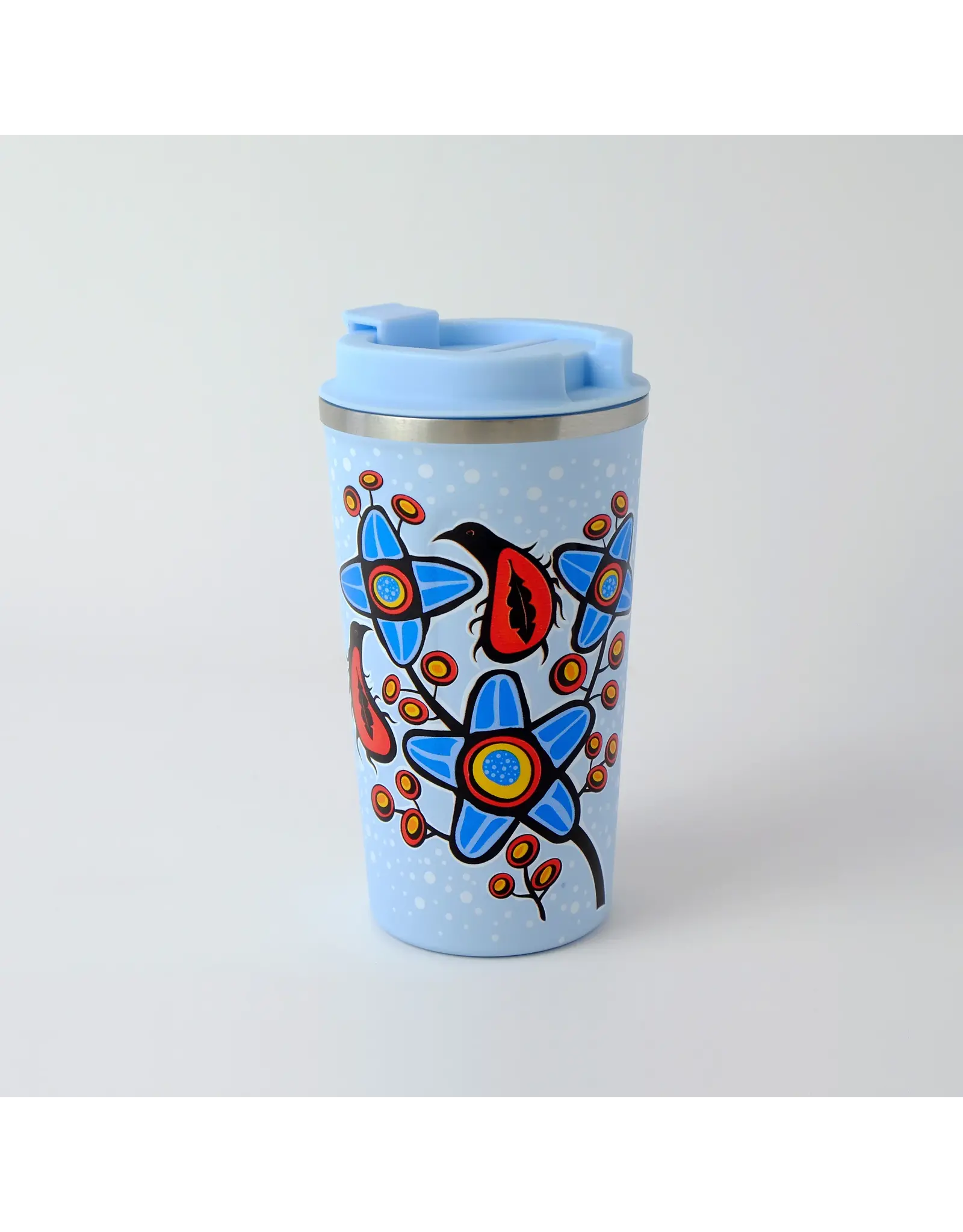 Travel Mug "Woodlandesque Florals" by Ryan Woodruff (TRMU6)