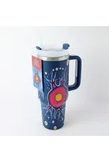 Travel Tumbler with Straw "Turtle Isle" by Ryan Woodruff (TRTU5)