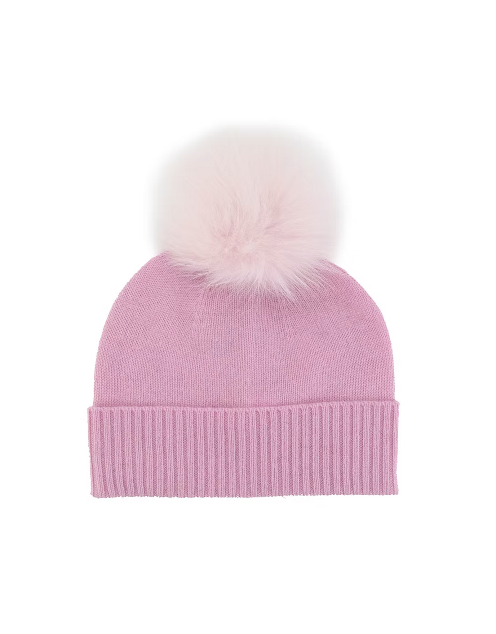 Cashmere Knit Hat with Fox (HTME03)