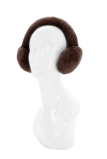 Sheep Shearling Earmuffs Brown - EMYU02