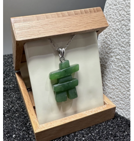 Pendentif Inukshuk Jade