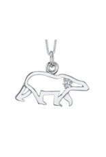 Pendentif Ours Polaire or Blanc - PP2676WC