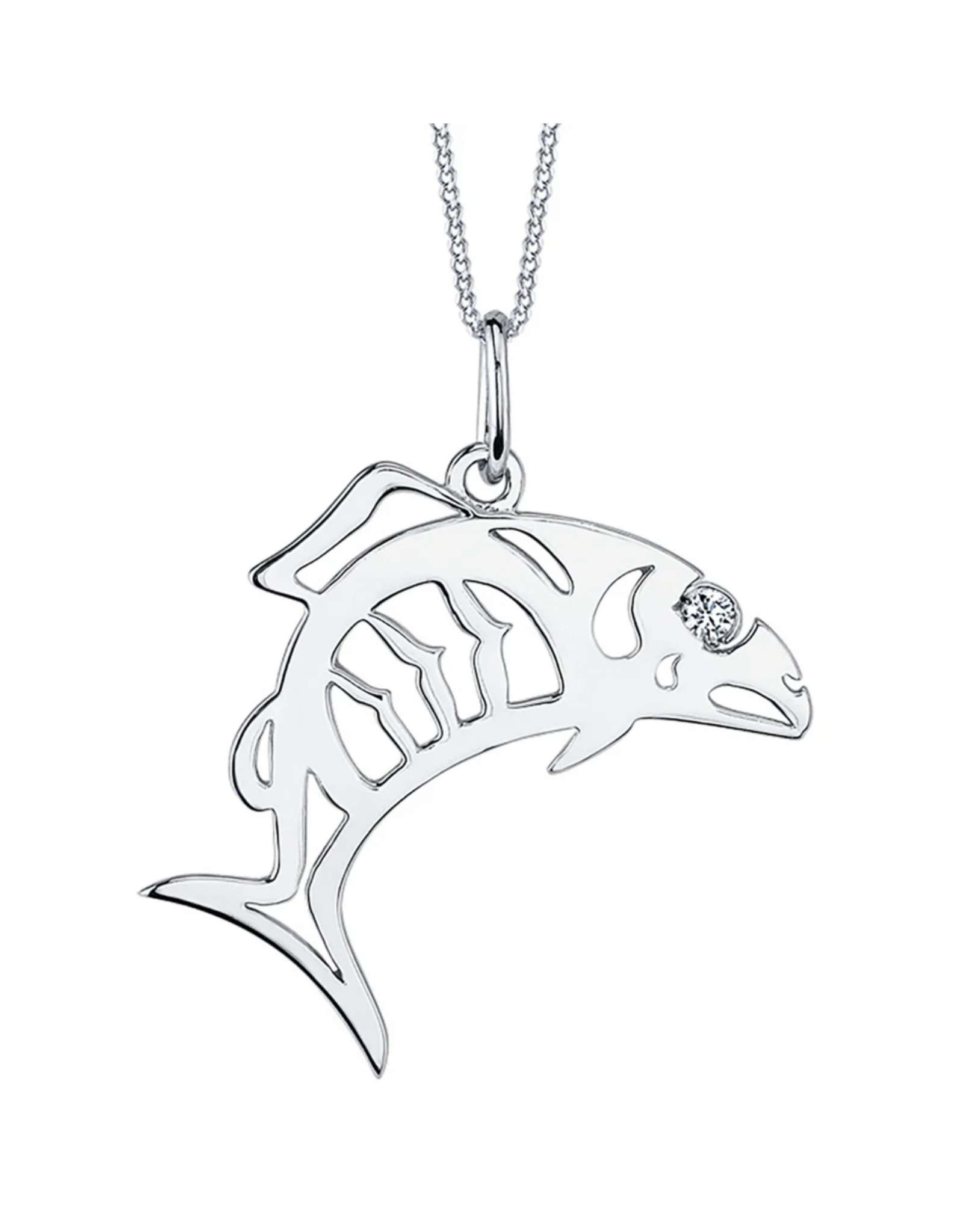 White Gold Salon Pendant - P2079WC