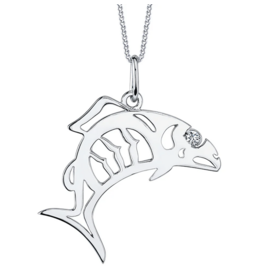 White Gold Salon Pendant