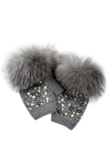 Chauffe-Mains avec Perles - Gris