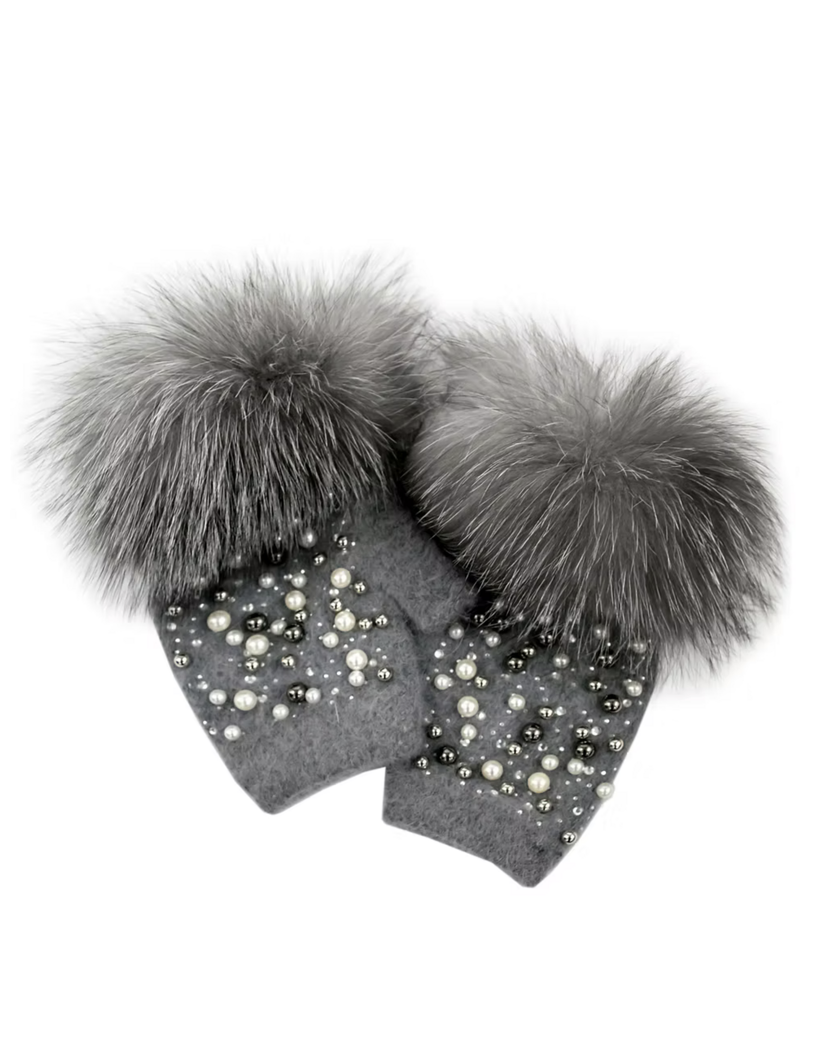 Chauffe-Mains avec Perles - Gris