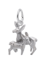 Charmes -  Cerf + Bébé  (2212)