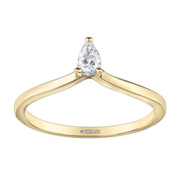 Bague Poire Or Jaune