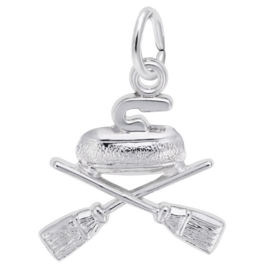 Charms - Curling Stone and Brooms