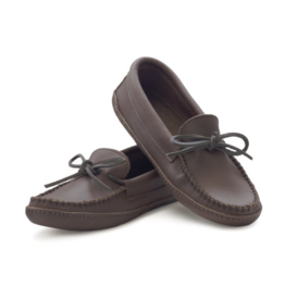 Chocolate Padded Sole Moccasin