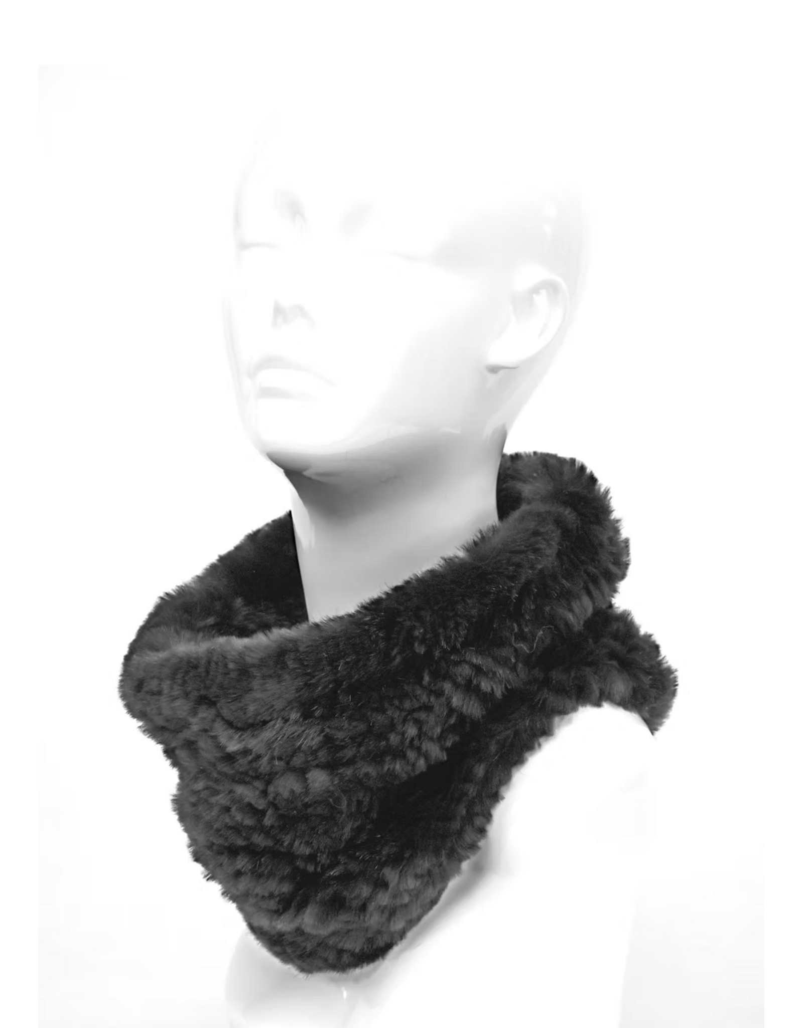 Rabbit Fur Neck Warmer - NWE28X
