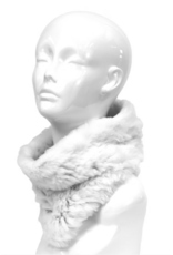 Rabbit Fur Neck Warmer - NWE28X