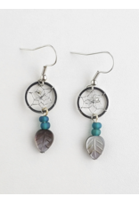 Boucles d'Oreilles Capteur de Rêve Coquillage - DC1430