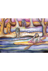 Early Evening Flowing into Fall by Nathalie Coutou Matted