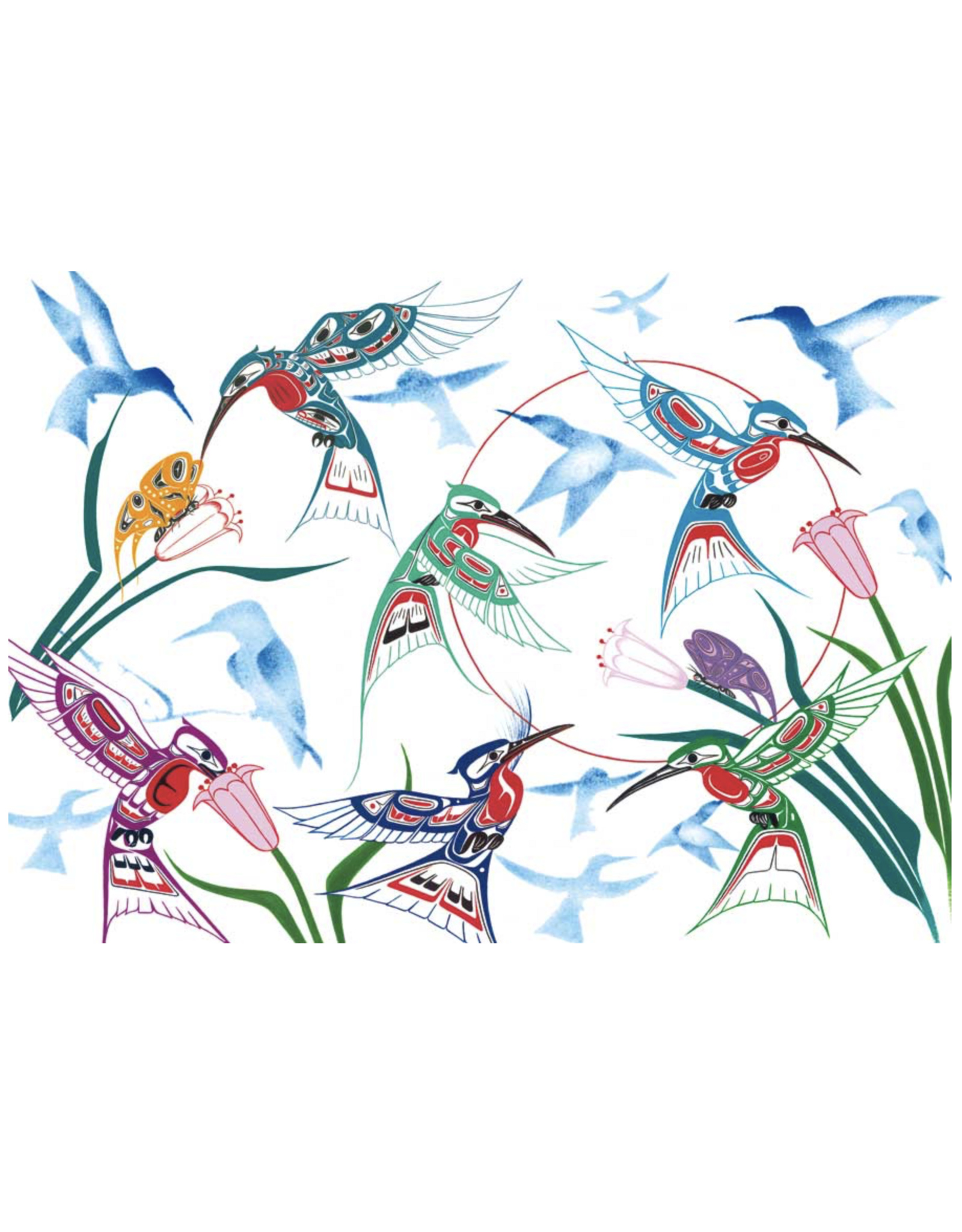 Garden of Hummingbirds par Richard Shorty Passe-Partout