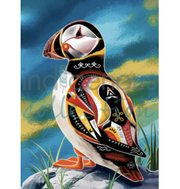 Spirit Puffin by Stephanie White Matted