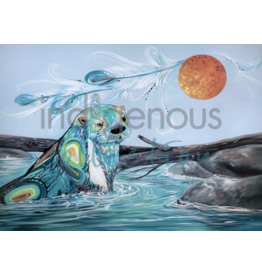 River Otter par Carla Joseph Encadré