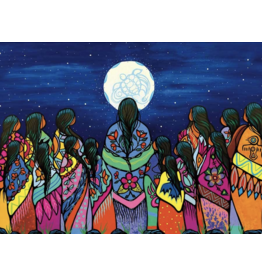 Full Moon Ceremony by Jackie Traverse Framed