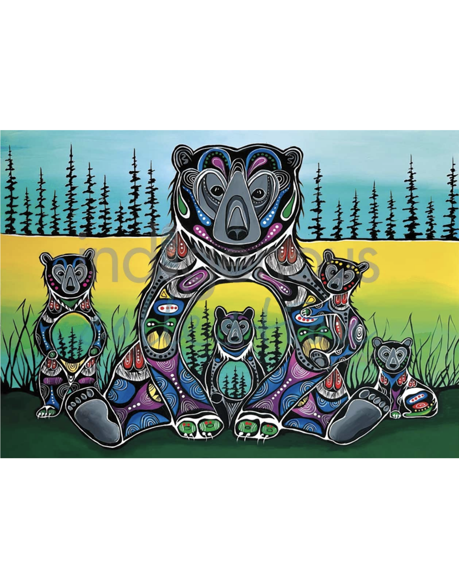 Bear Medicine by Jessica Somers Framed