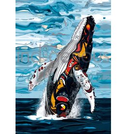 Spirit Whale par Stephanie White Encadré