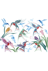 Garden of Hummingbirds par Richard Shorty Encadré