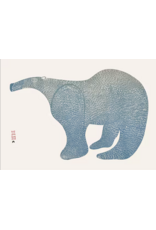 Large Bear by Lucy Qinnuayuak Framed