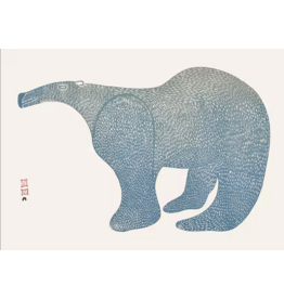Large Bear by Lucy Qinnuayuak Framed
