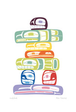 Inukshuk par Ben Houstie  Encadrée