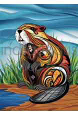 Spirit Beaver by Stephanie White Framed