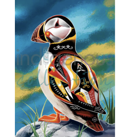 Spirit Puffin by Stephanie White Framed