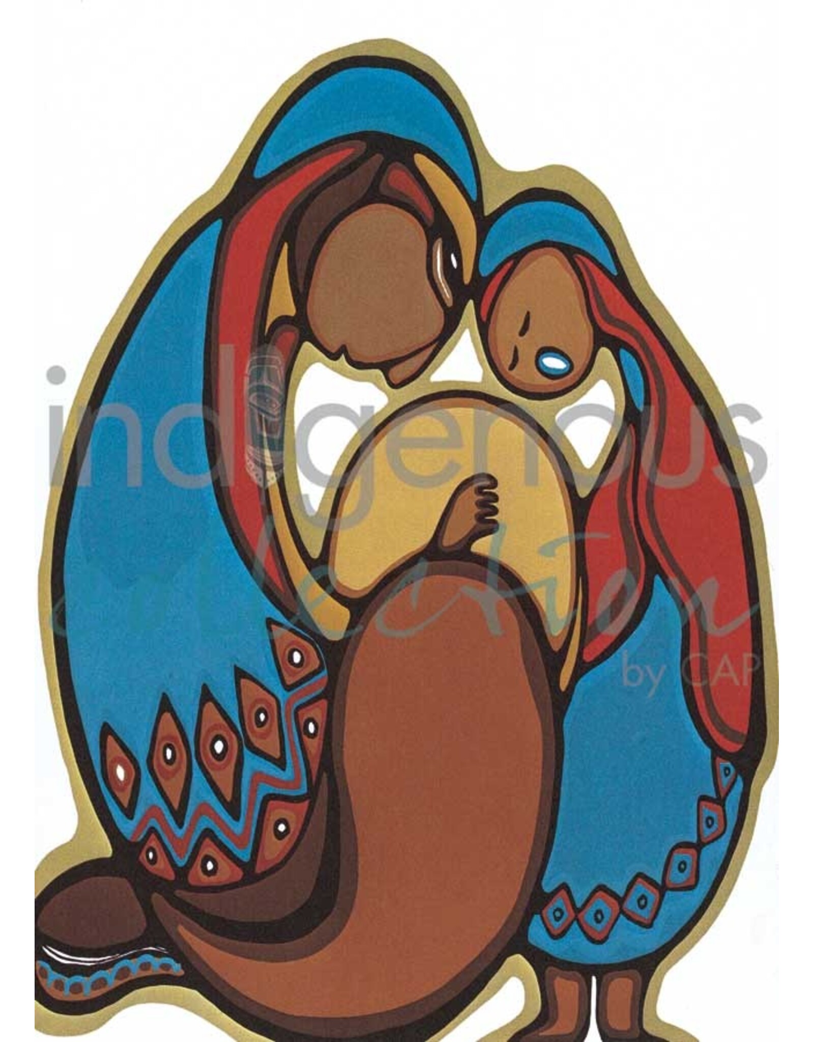 Together by Daphne Odjig Matted